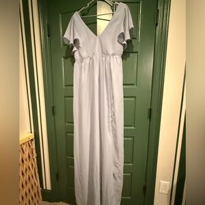 Birdy Grey Light Blue Maxi Dress